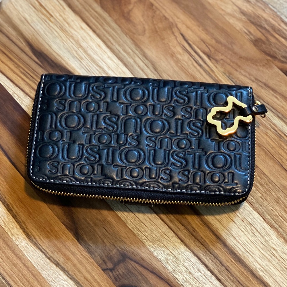 Authentic Tous Learner Embossed Wallet